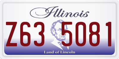 IL license plate Z635081