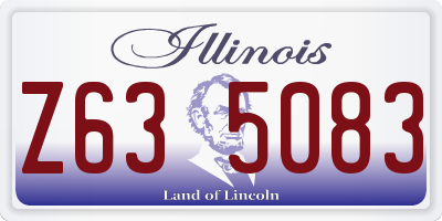 IL license plate Z635083