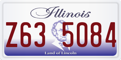 IL license plate Z635084