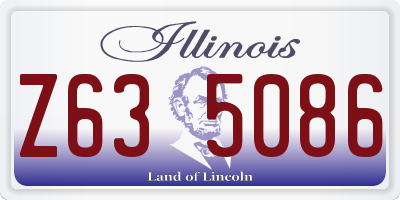 IL license plate Z635086
