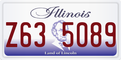 IL license plate Z635089