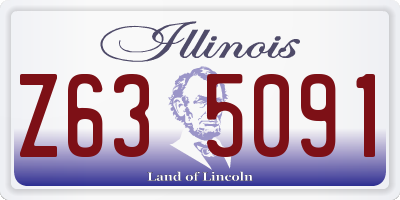 IL license plate Z635091