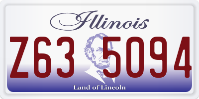 IL license plate Z635094