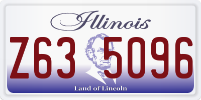IL license plate Z635096