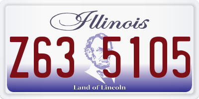IL license plate Z635105