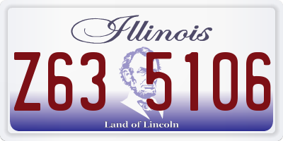 IL license plate Z635106
