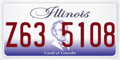IL license plate Z635108