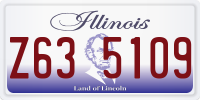 IL license plate Z635109