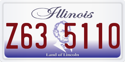 IL license plate Z635110