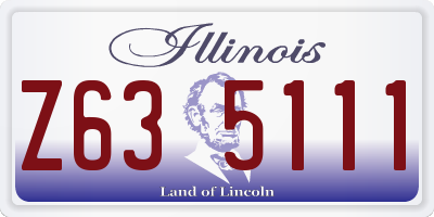 IL license plate Z635111