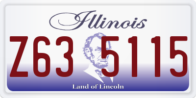 IL license plate Z635115
