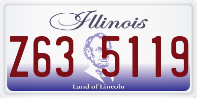 IL license plate Z635119