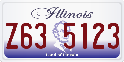 IL license plate Z635123
