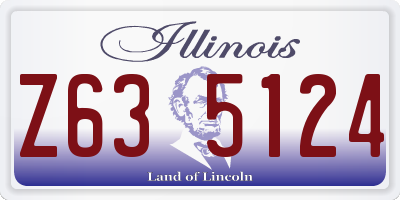IL license plate Z635124