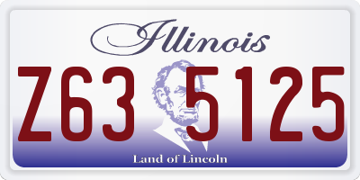 IL license plate Z635125