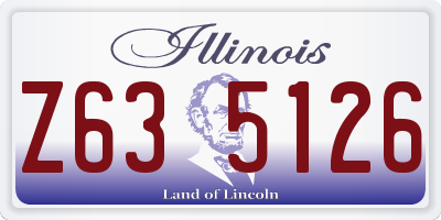 IL license plate Z635126
