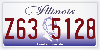 IL license plate Z635128