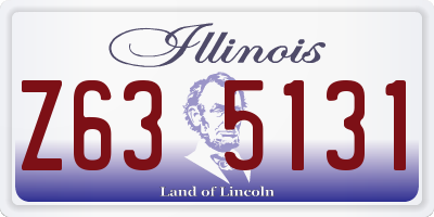 IL license plate Z635131
