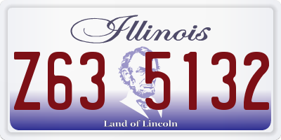 IL license plate Z635132