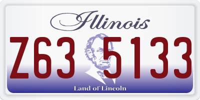 IL license plate Z635133