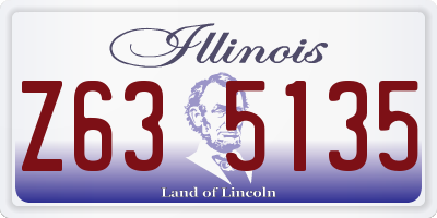 IL license plate Z635135