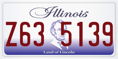 IL license plate Z635139
