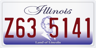 IL license plate Z635141