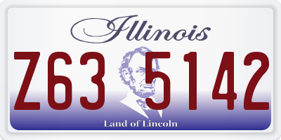 IL license plate Z635142