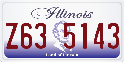 IL license plate Z635143