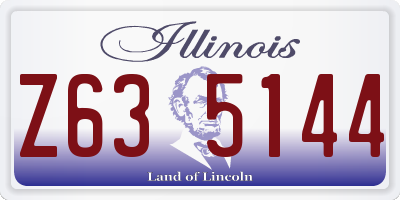 IL license plate Z635144