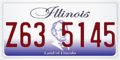 IL license plate Z635145