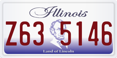 IL license plate Z635146