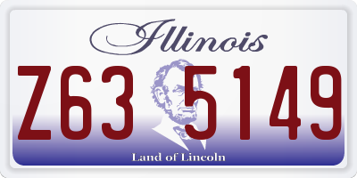 IL license plate Z635149