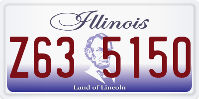 IL license plate Z635150