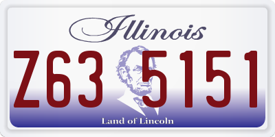 IL license plate Z635151