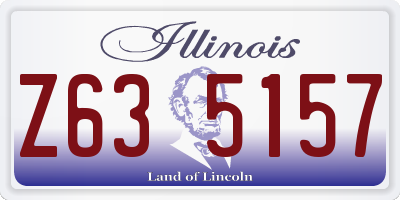 IL license plate Z635157