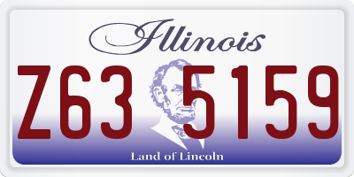 IL license plate Z635159