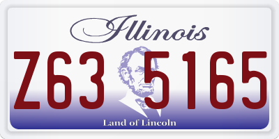 IL license plate Z635165