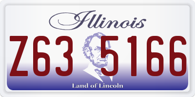 IL license plate Z635166
