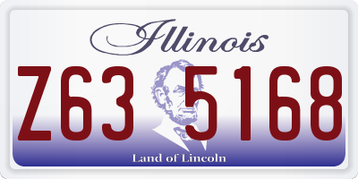 IL license plate Z635168