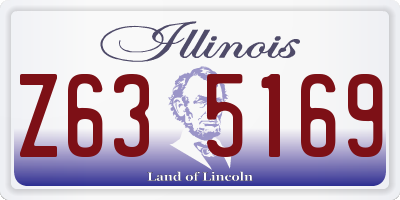IL license plate Z635169