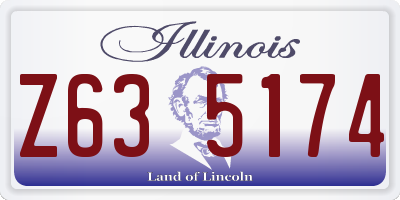 IL license plate Z635174