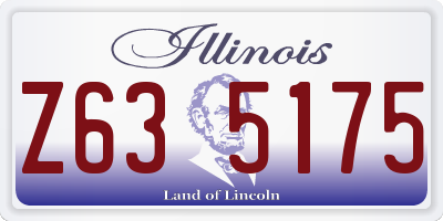 IL license plate Z635175