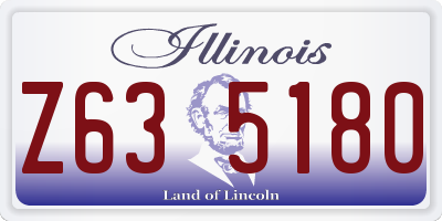 IL license plate Z635180