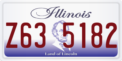 IL license plate Z635182