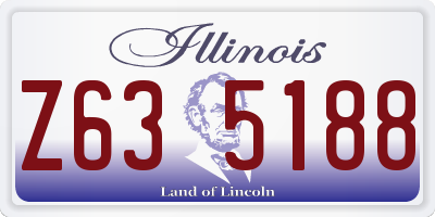 IL license plate Z635188