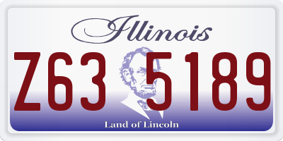 IL license plate Z635189