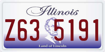 IL license plate Z635191