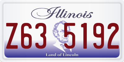 IL license plate Z635192