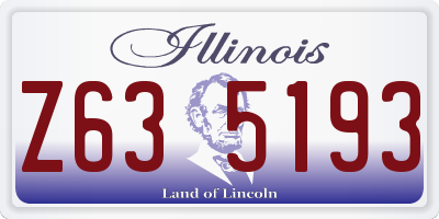 IL license plate Z635193